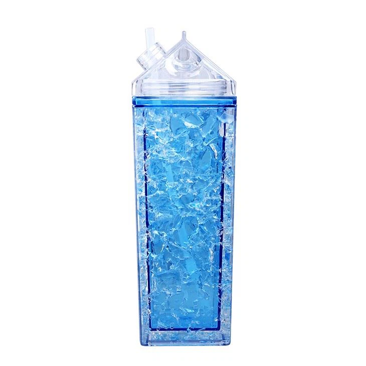 Plastic Milk Carton Shape Kids Water Bottle